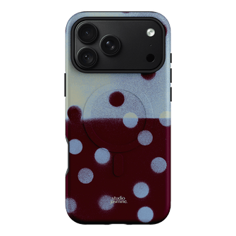 Plum Polka Dot Printed Phone Cases iPhone 18 Pro Max / Armoured MagSafe by Jasmine Dowling - The Dairy