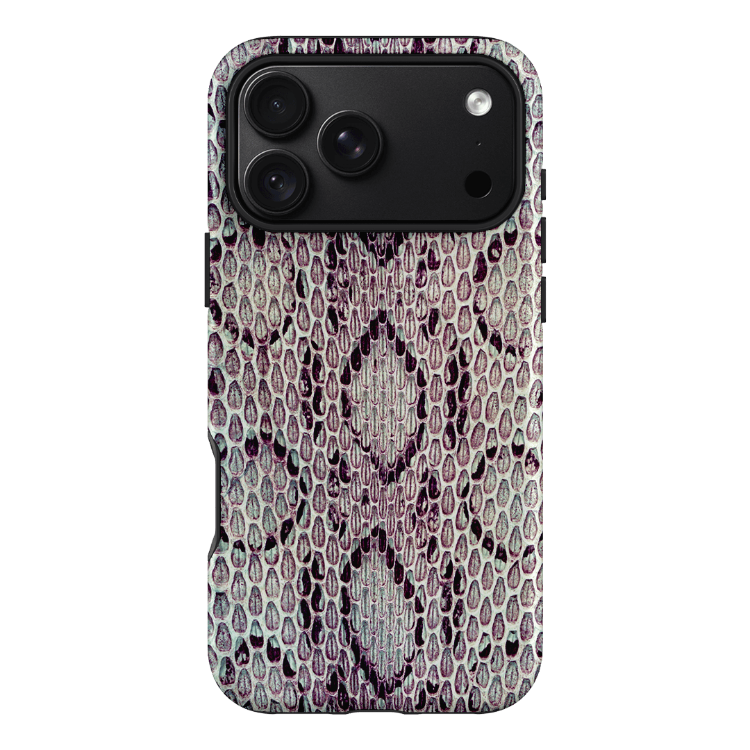 Plum Python Printed Phone Cases iPhone 18 Pro Max / Armoured MagSafe by The Dairy - The Dairy