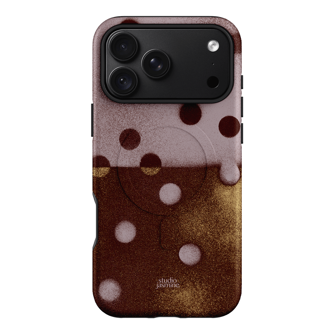 Rust Polka Dot Printed Phone Cases iPhone 18 Pro Max / Armoured MagSafe by Jasmine Dowling - The Dairy
