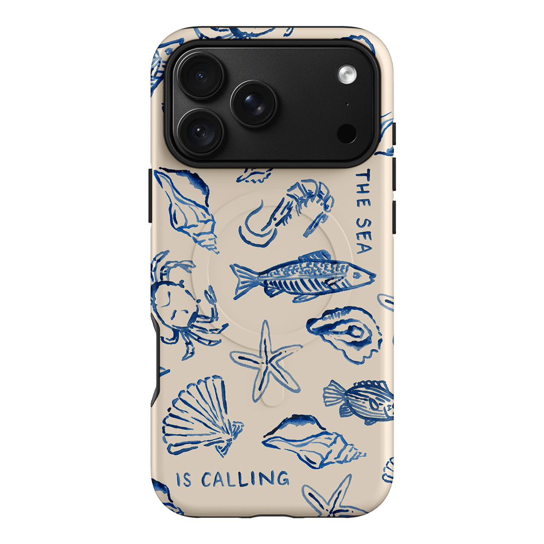 Sea Call Printed Phone Cases iPhone 18 Pro Max / Armoured MagSafe by Cass Deller - The Dairy