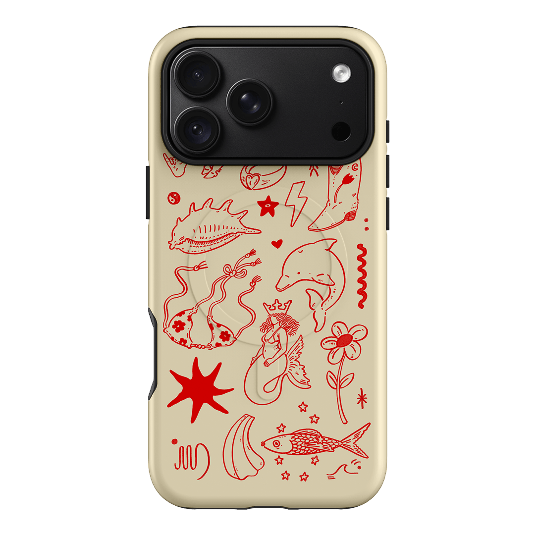Spiced Cowboy Cream Printed Phone Cases iPhone 18 Pro Max / Armoured MagSafe by Easty Beasty - The Dairy