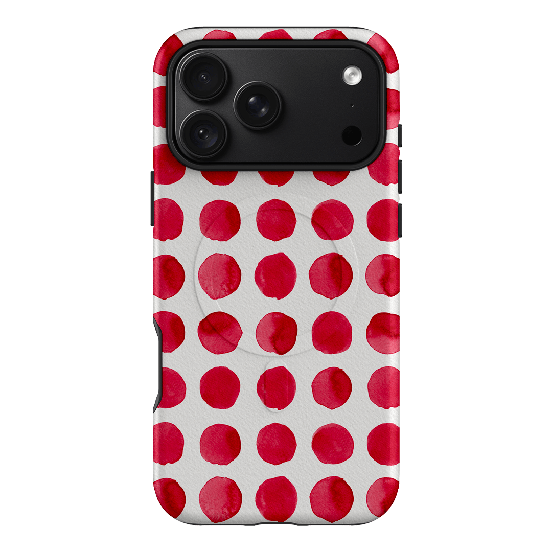 Spots in Red Printed Phone Cases by The Dairy - The Dairy