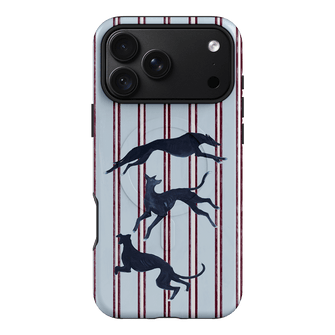 Stripey Hounds Printed Phone Cases iPhone 18 Pro Max / Armoured MagSafe by Lisa Hu - The Dairy