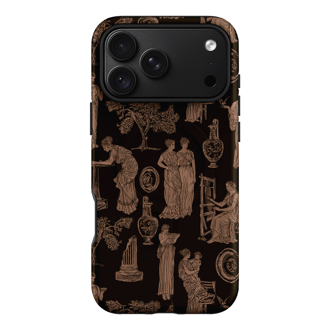 Symposium Burnt Umber Printed Phone Cases iPhone 18 Pro Max / Armoured MagSafe by Veronica Tucker - The Dairy