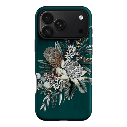 Teal Native Printed Phone Cases iPhone 18 Pro Max / Armoured MagSafe by Typoflora - The Dairy