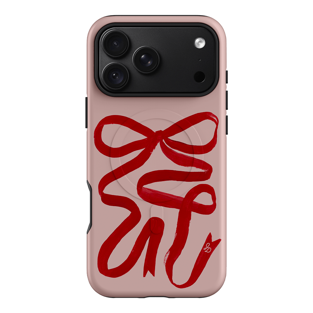 Valentine Ribbon Printed Phone Cases iPhone 18 Pro Max / Armoured MagSafe by Jasmine Dowling - The Dairy