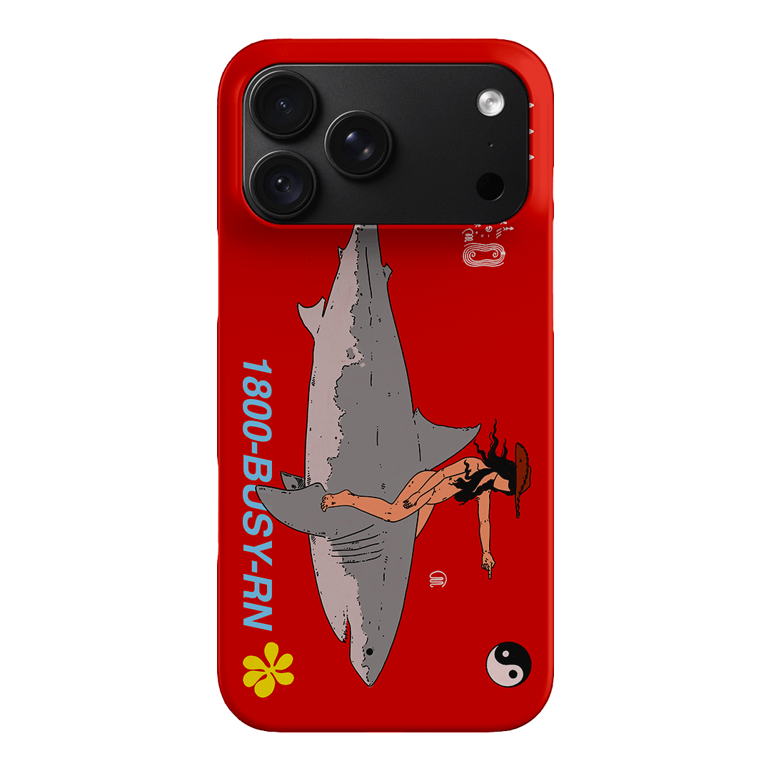 1800-Busy Rn in Red Printed Phone Cases iPhone 18 Pro Max / Snap by Easty Beasty - The Dairy