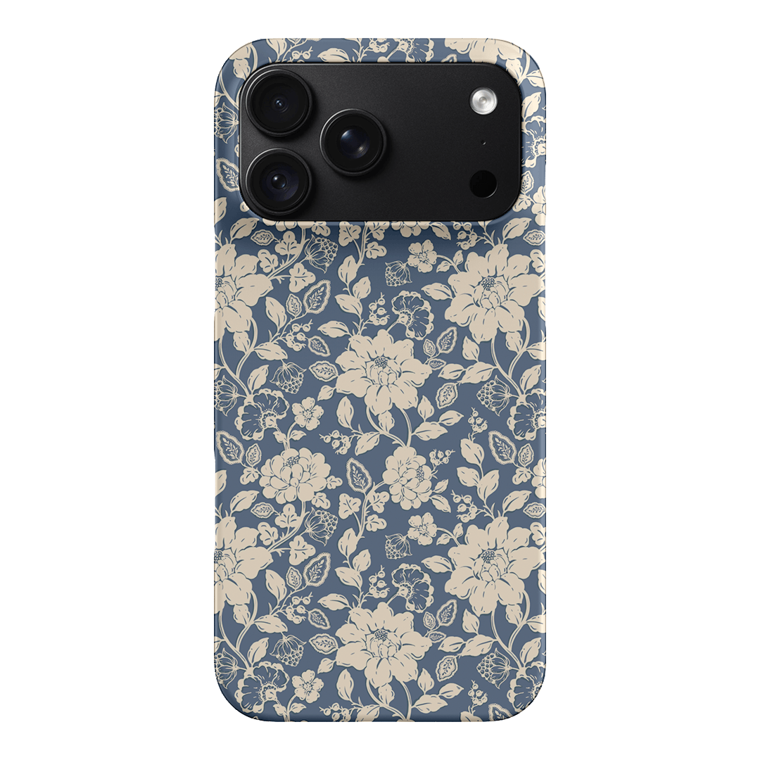 Blue Garden Printed Phone Cases iPhone 18 Pro Max / Snap by Kasiags Art - The Dairy