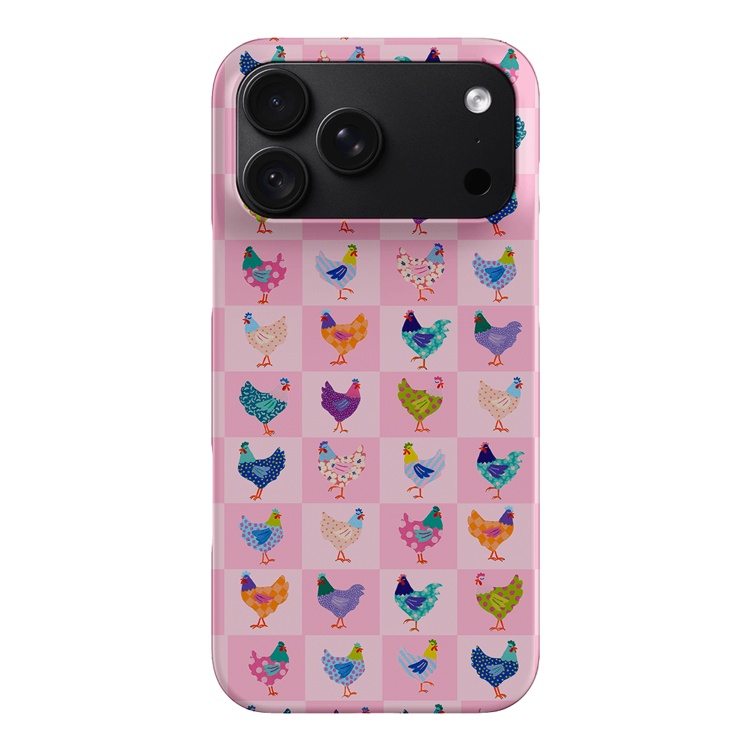Checkered Chickens Printed Phone Cases iPhone 18 Pro Max / Snap by Kayla Henley - The Dairy