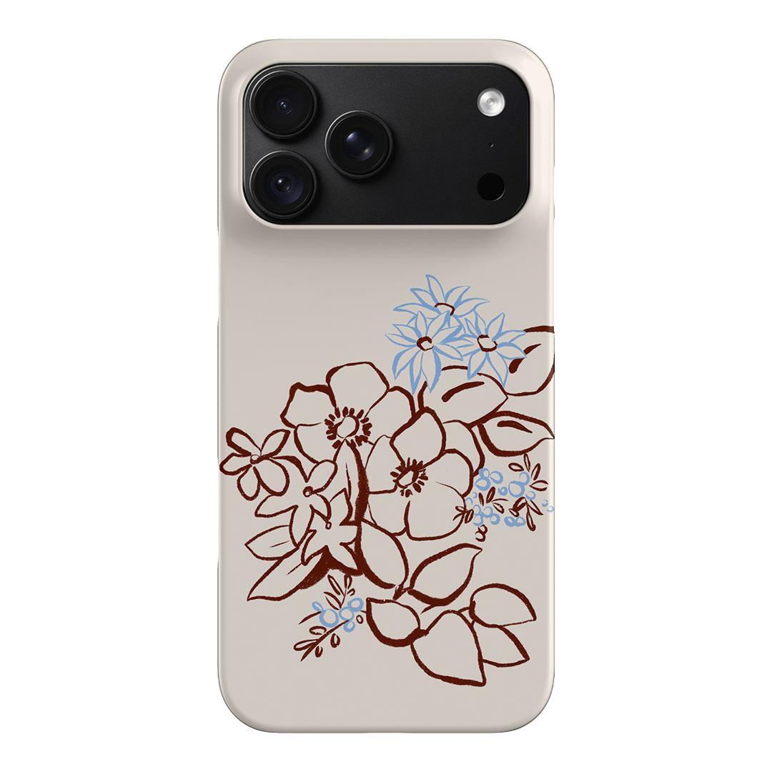 Cream Posy Printed Phone Cases iPhone 18 Pro Max / Snap by Typoflora - The Dairy