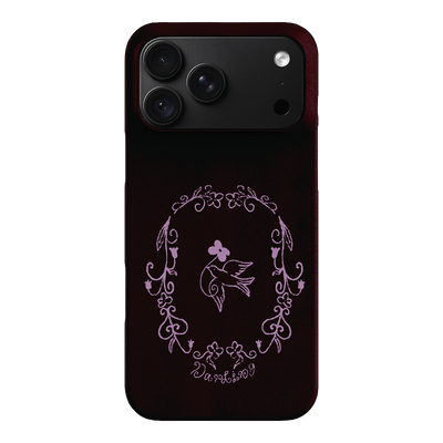 Darling Burgundy Printed Phone Cases by The Dairy - The Dairy