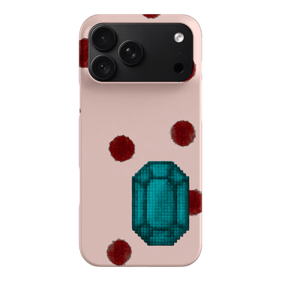 December Turquoise Printed Phone Cases iPhone 18 Pro / Armoured by Joiana - The Dairy