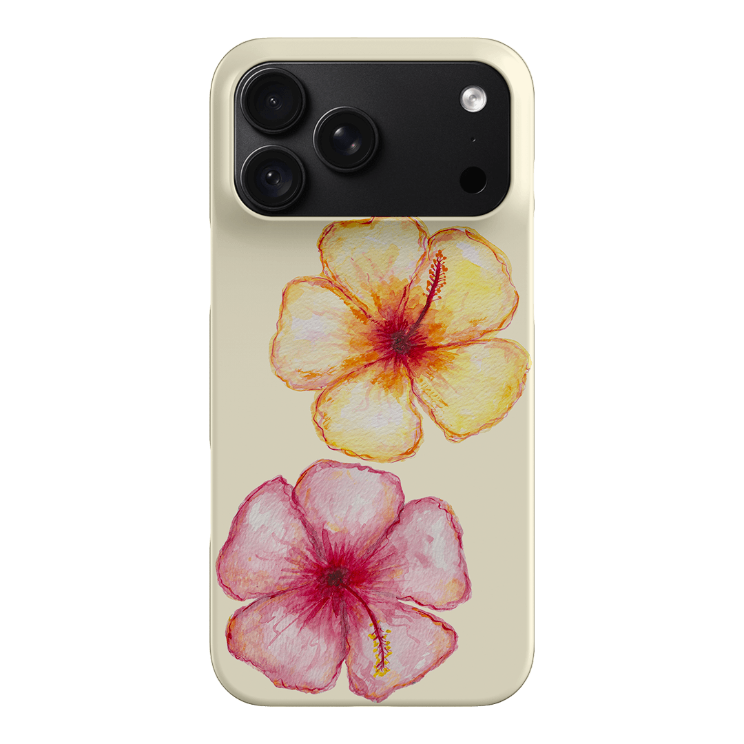 Hibiscus Flower Yellow Printed Phone Cases iPhone 18 Pro Max / Snap by BG. Studio - The Dairy