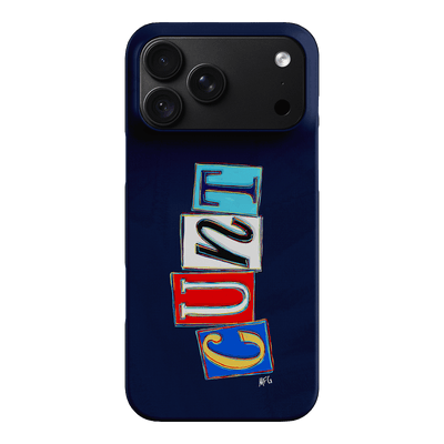 Lil Cnts Blue Printed Phone Cases iPhone 18 Pro / Armoured by Margarbs Art - The Dairy