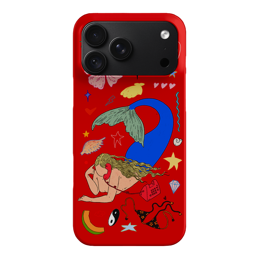 Mermaid Salad Scarlet Printed Phone Cases iPhone 18 Pro Max / Snap by Easty Beasty - The Dairy