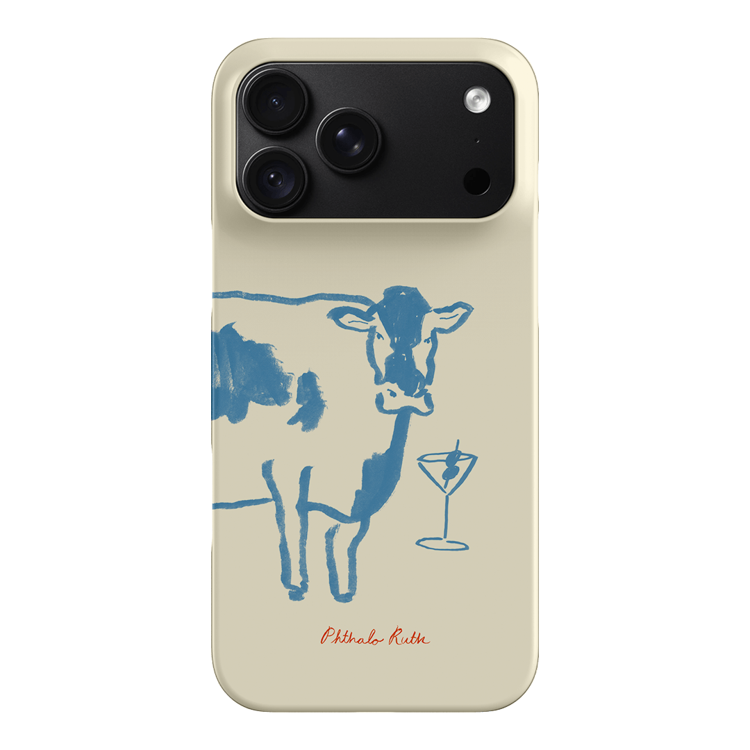 Mootini Blue Printed Phone Cases iPhone 18 Pro Max / Snap by Phthalo Ruth - The Dairy