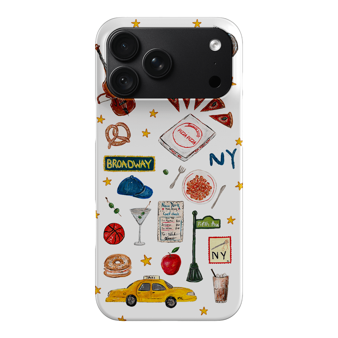 NYC White Printed Phone Cases iPhone 18 Pro Max / Snap by BG. Studio - The Dairy