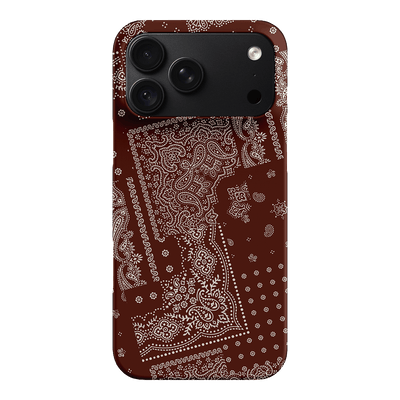 Paisley Cinnamon Printed Phone Cases iPhone 18 Pro / Armoured by The Dairy - The Dairy