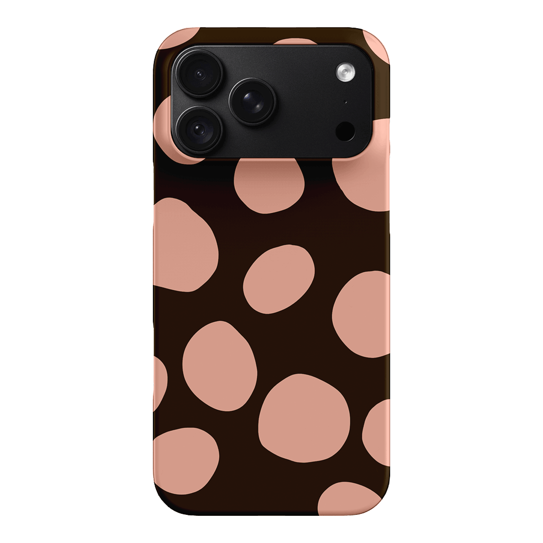 Pebbles Chocolate Pink Printed Phone Cases iPhone 18 Pro Max / Snap by Veronica Tucker - The Dairy