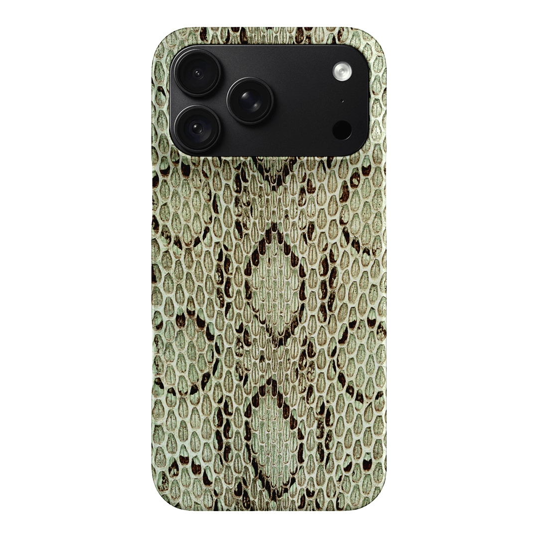Pistachio Python Printed Phone Cases iPhone 18 Pro Max / Snap by The Dairy - The Dairy
