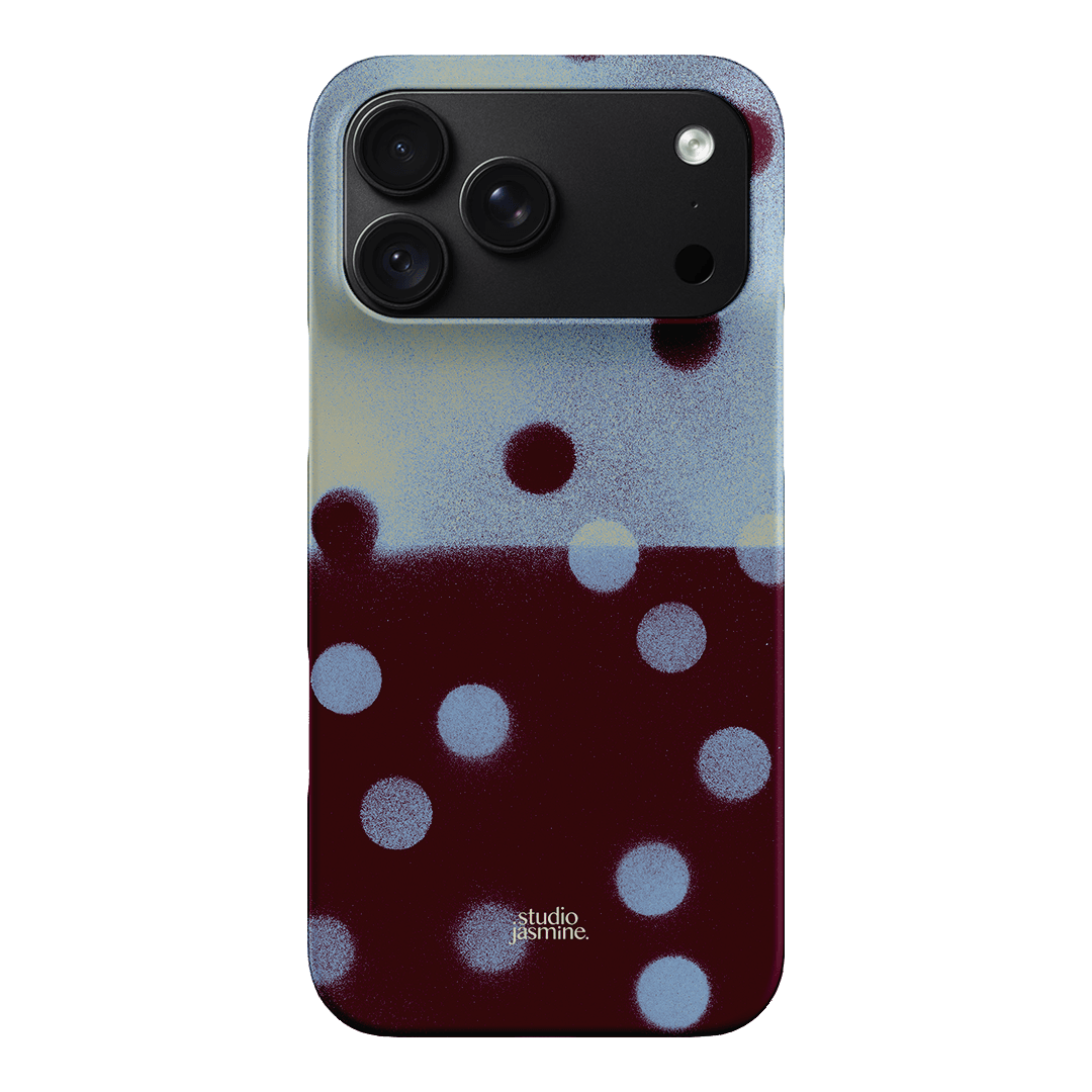Plum Polka Dot Printed Phone Cases iPhone 18 Pro Max / Snap by Jasmine Dowling - The Dairy