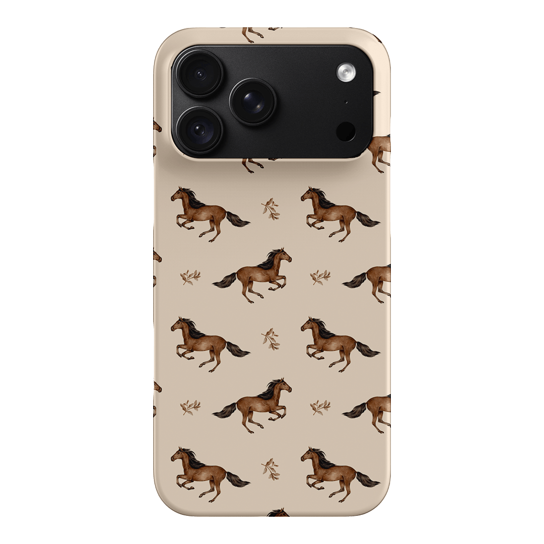 Running Horse Printed Phone Cases iPhone 18 Pro Max / Snap by Kasiags Art - The Dairy