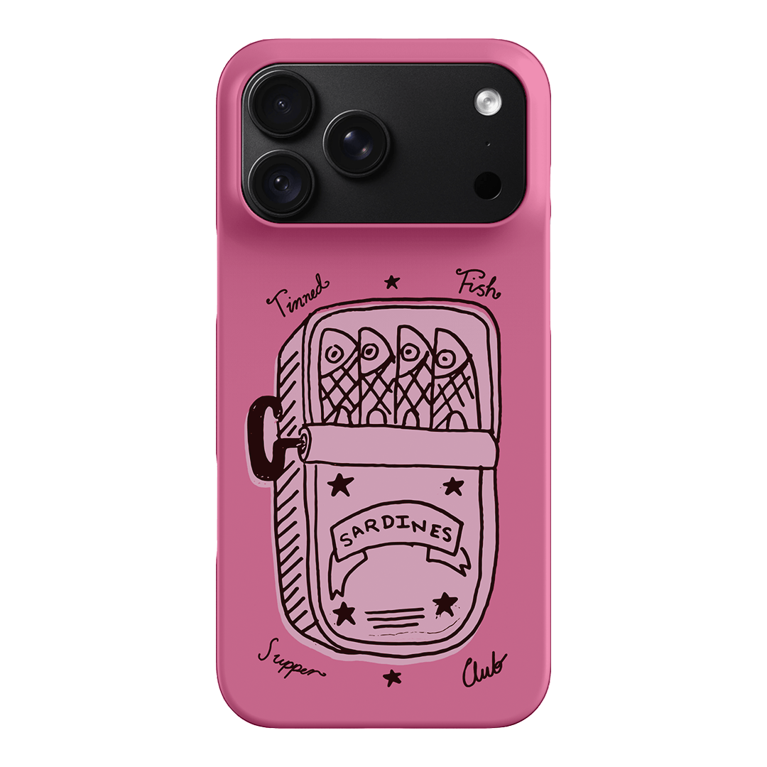 Sardine Social Pink Printed Phone Cases iPhone 18 Pro Max / Snap by The Dairy - The Dairy