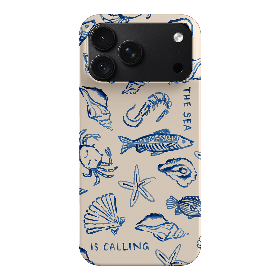 Sea Call Printed Phone Cases iPhone 18 Pro Max / Snap by Cass Deller - The Dairy