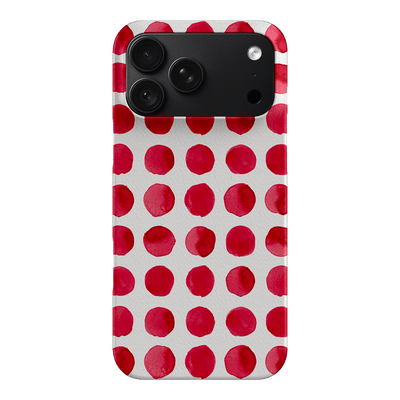 Spots in Red Printed Phone Cases by The Dairy - The Dairy