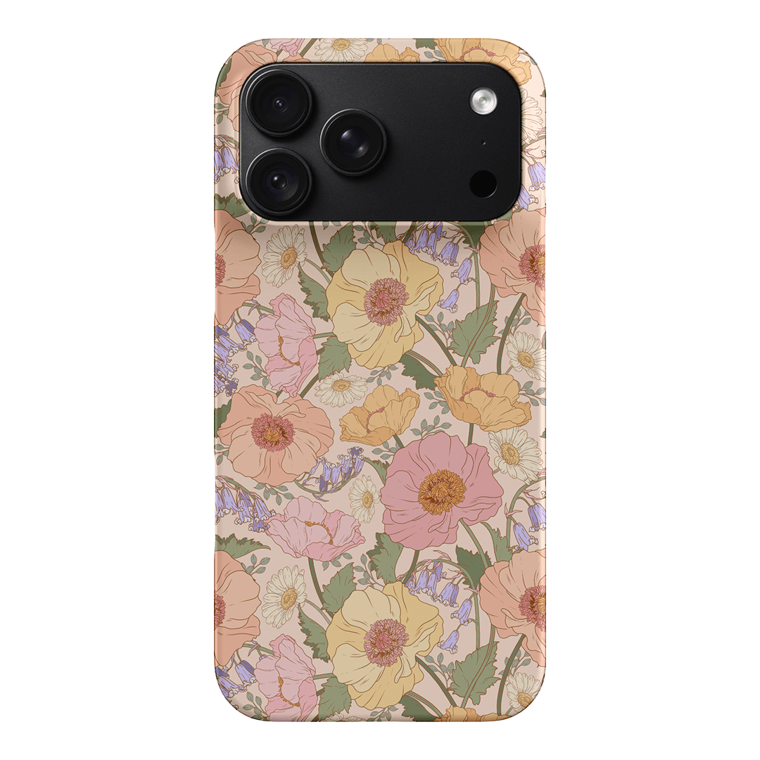 Spring Poppy Printed Phone Cases iPhone 18 Pro Max / Snap by Kasiags Art - The Dairy