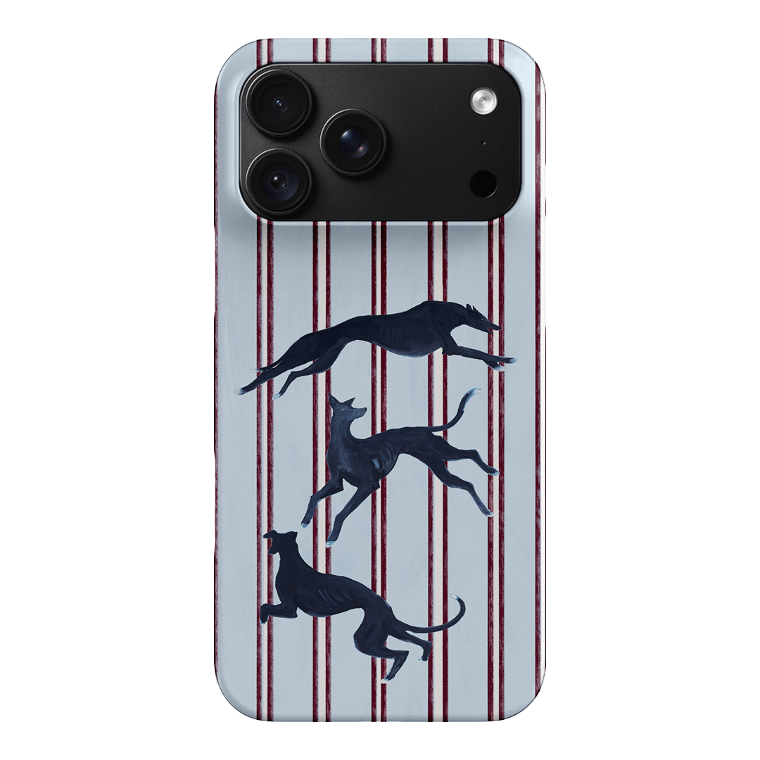 Stripey Hounds Printed Phone Cases iPhone 18 Pro Max / Snap by Lisa Hu - The Dairy