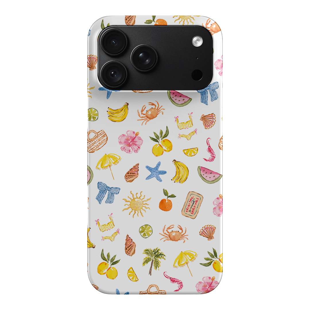 Summer Icons Printed Phone Cases iPhone 18 Pro Max / Snap by Cass Deller - The Dairy
