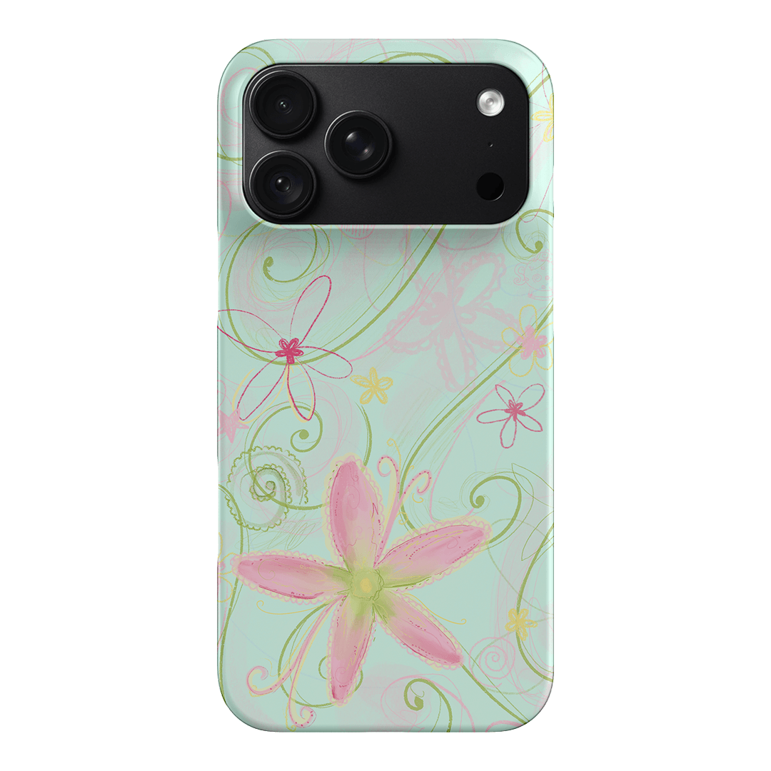 Swirl Blue Printed Phone Cases iPhone 18 Pro Max / Snap by Kayla Carr - The Dairy