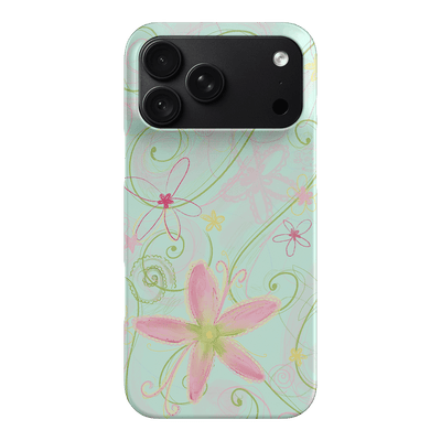 Swirl Blue Printed Phone Cases iPhone 18 Pro / Armoured by Kayla Carr - The Dairy