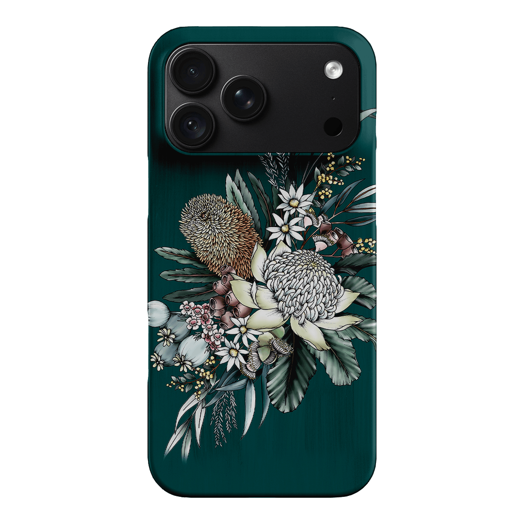 Teal Native Printed Phone Cases iPhone 18 Pro Max / Snap by Typoflora - The Dairy