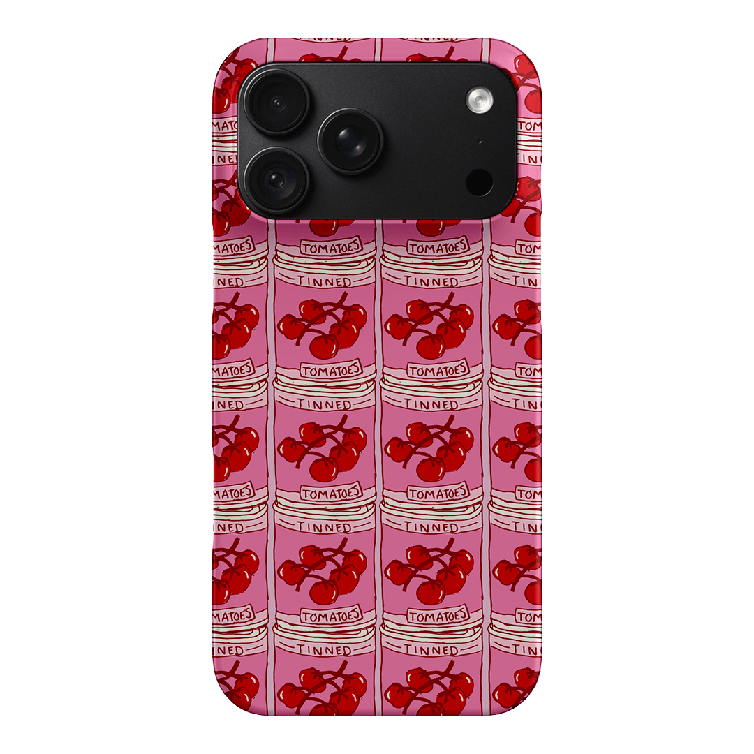 Tinned Tomatoes Printed Phone Cases iPhone 18 Pro Max / Snap by The Dairy - The Dairy
