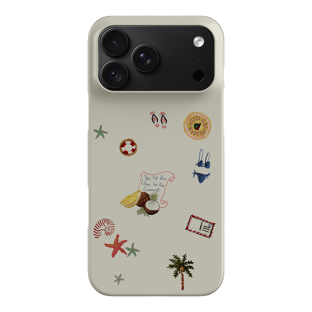 Vacay All Day Cream Printed Phone Cases by Antipodean - The Dairy