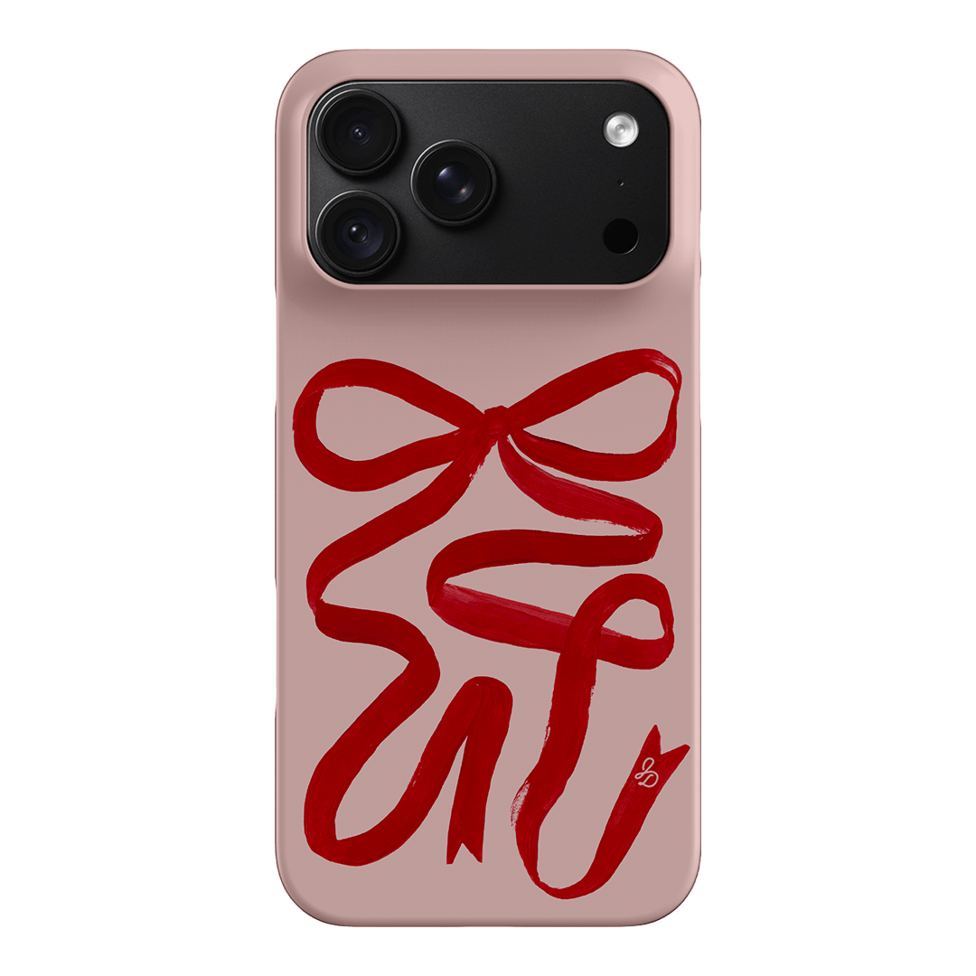 Valentine Ribbon Printed Phone Cases iPhone 18 Pro Max / Snap by Jasmine Dowling - The Dairy