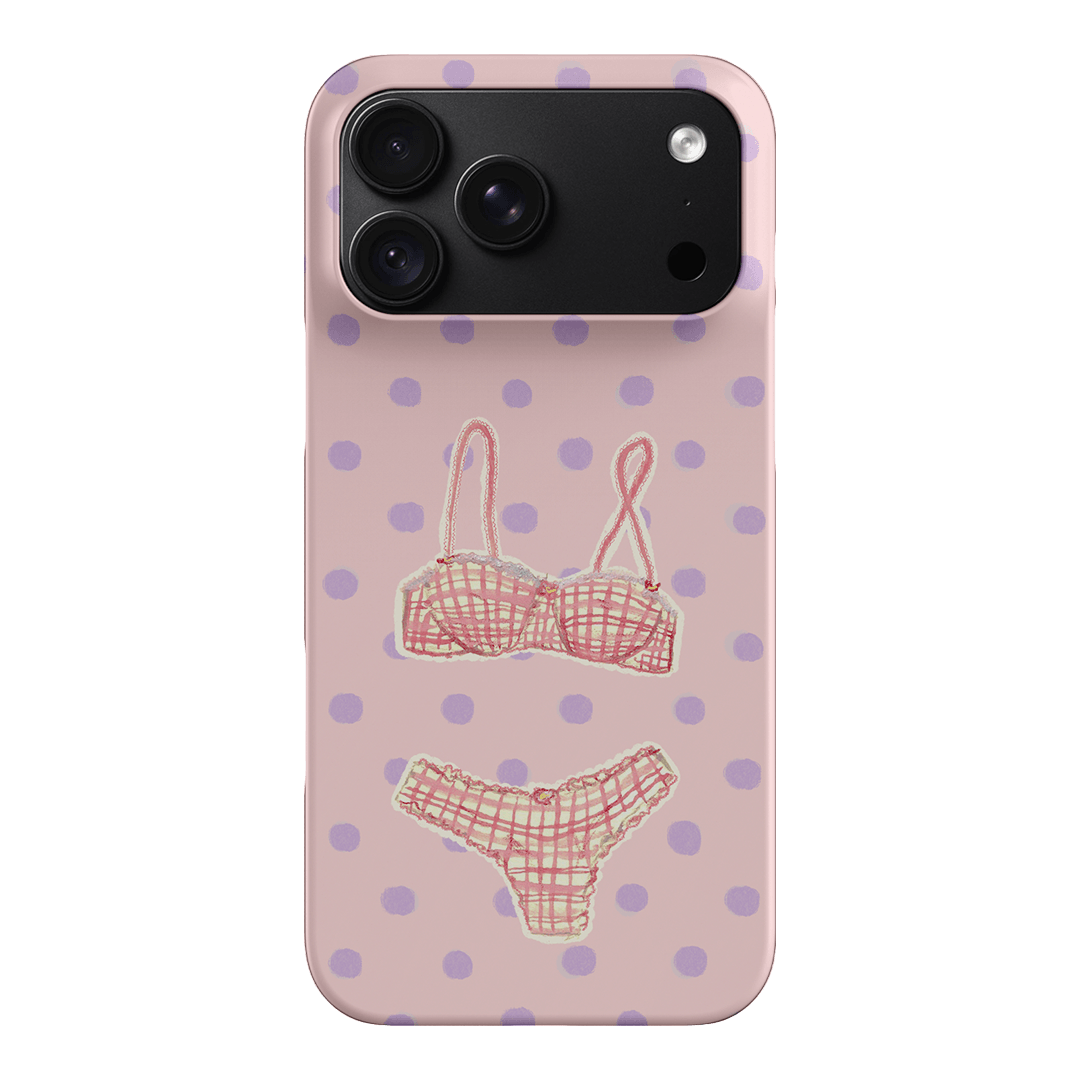 Vintage Gingham Printed Phone Cases iPhone 18 Pro Max / Snap by Kayla Carr - The Dairy