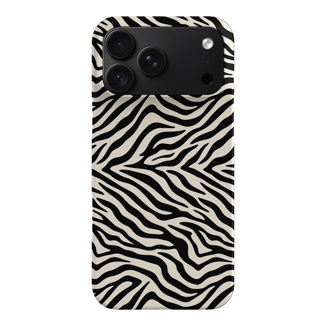 Zebra Ink Printed Phone Cases iPhone 18 Pro Max / Snap by The Dairy - The Dairy