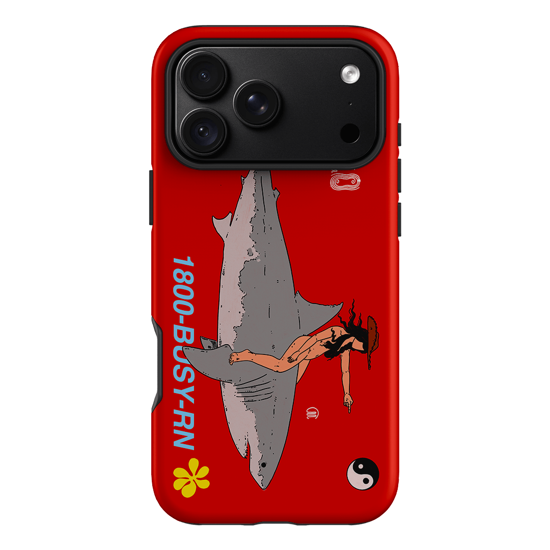 1800-Busy Rn in Red Printed Phone Cases iPhone 18 Pro Max / Armoured by Easty Beasty - The Dairy