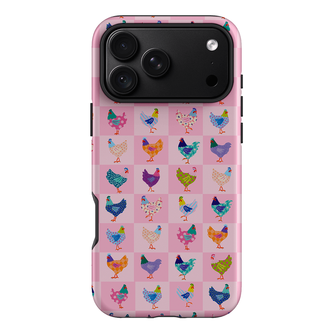 Checkered Chickens Printed Phone Cases iPhone 18 Pro Max / Armoured by Kayla Henley - The Dairy