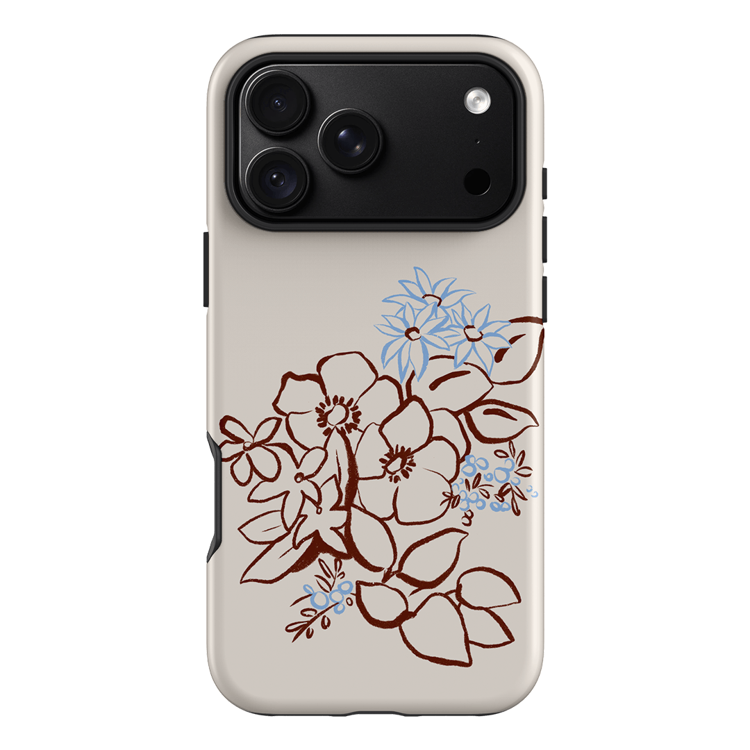 Cream Posy Printed Phone Cases iPhone 18 Pro Max / Armoured by Typoflora - The Dairy