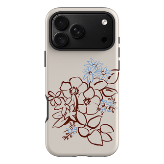 Cream Posy Printed Phone Cases iPhone 18 Pro Max / Armoured by Typoflora - The Dairy