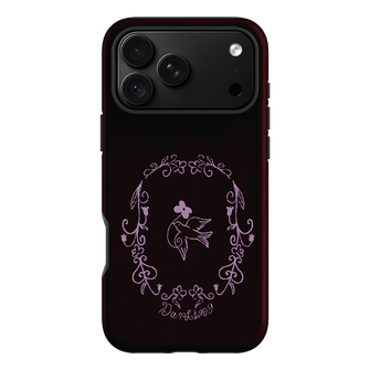 Darling Burgundy Printed Phone Cases by The Dairy - The Dairy