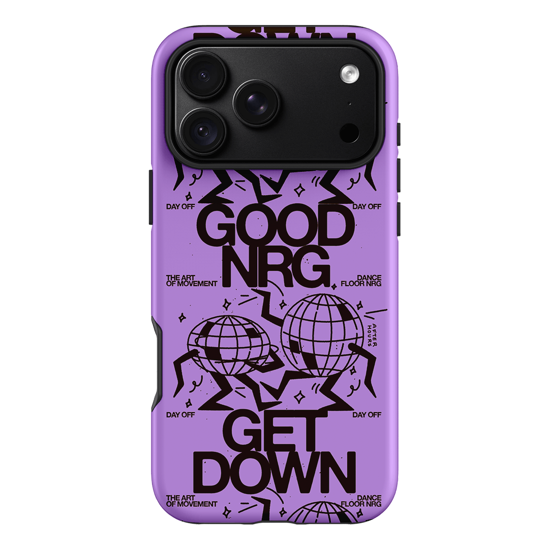 Good Energy in Purple Printed Phone Cases iPhone 18 Pro Max / Armoured by After Hours - The Dairy