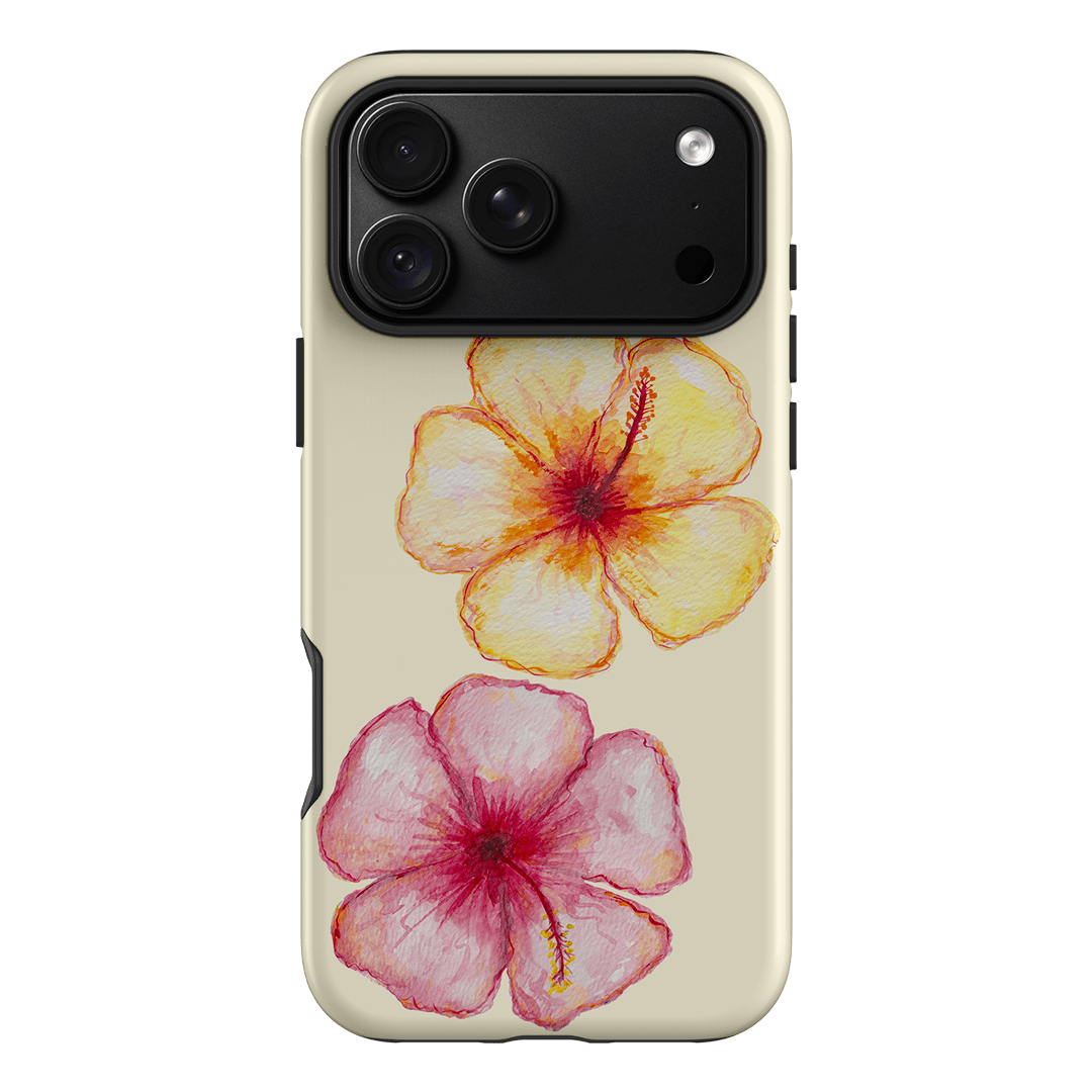 Hibiscus Flower Yellow Printed Phone Cases iPhone 18 Pro Max / Armoured by BG. Studio - The Dairy