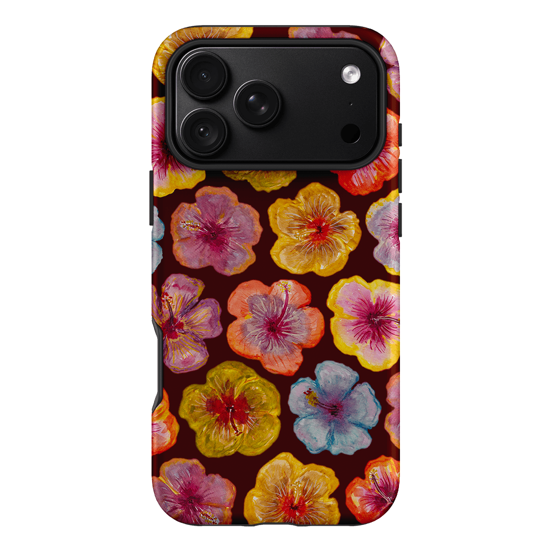 Hibiscus Holiday Rouge Printed Phone Cases iPhone 18 Pro Max / Armoured by BG. Studio - The Dairy