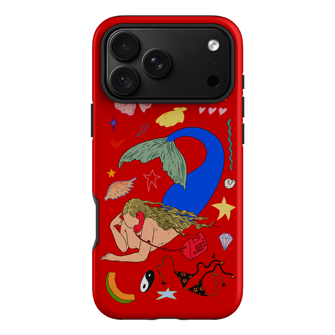 Mermaid Salad Scarlet Printed Phone Cases iPhone 18 Pro Max / Armoured by Easty Beasty - The Dairy