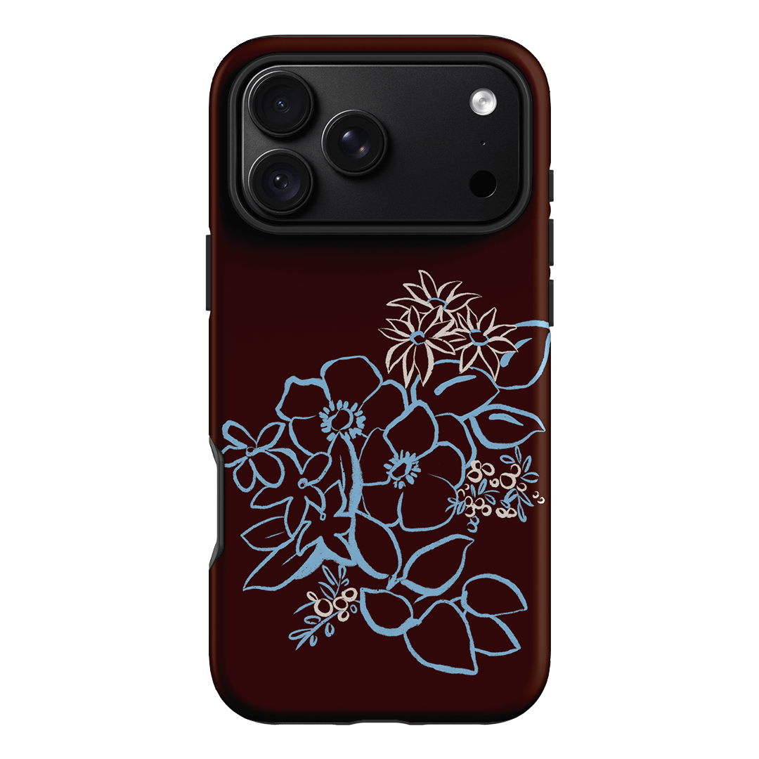 Mocha Posy Printed Phone Cases iPhone 18 Pro Max / Armoured by Typoflora - The Dairy
